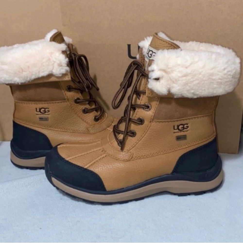 UGG Women's Tan and Black Winter Boots
